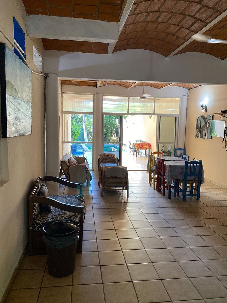 C1 Alberca privada a 5 min de la playa y manglar!