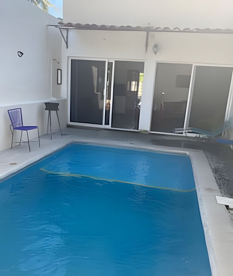 C9 Casas la colmena a 3 min playa alberca 2 rec.