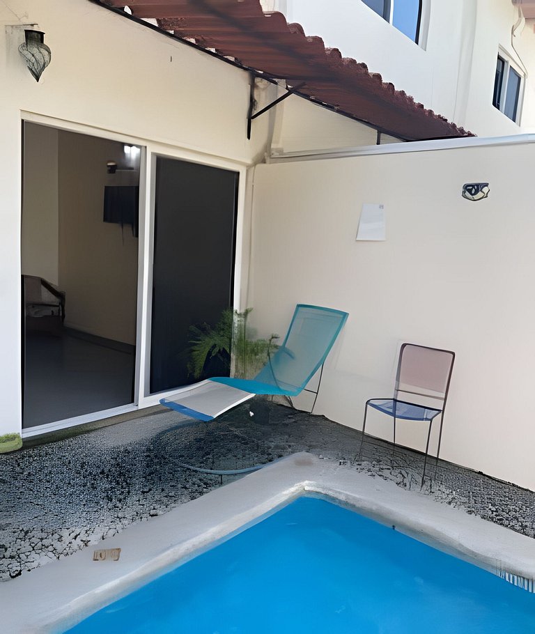 C9 Casas la colmena a 3 min playa alberca 2 rec.
