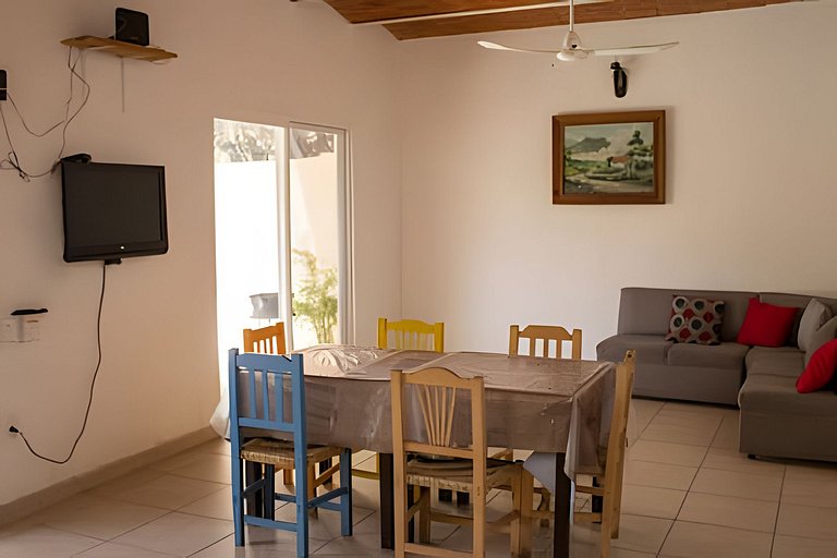 C7A Casas la colmena a 3 min playa alberca 3 rec.