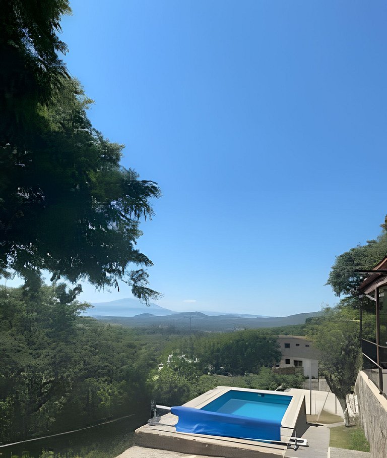 6 Alberca privada y Vista a el lago de Chapala