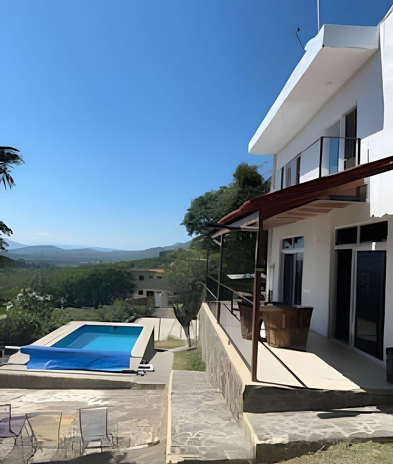 6 Alberca privada y Vista a el lago de Chapala