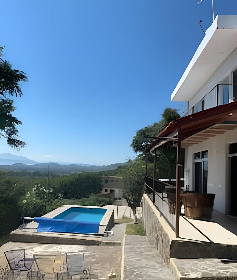 6 Alberca privada y Vista a el lago de Chapala