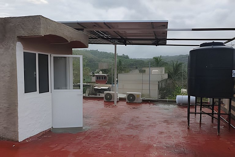 C7 Casas la colmena a 3 min playa alberca 4 rec,