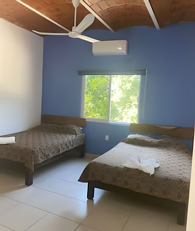 C7 Casas la colmena a 3 min playa alberca 4 rec,