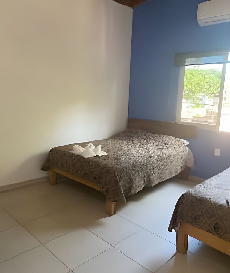 C7 Casas la colmena a 3 min playa alberca 4 rec,