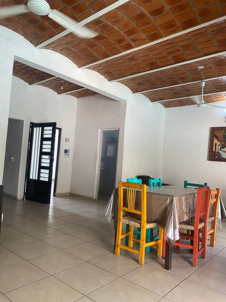 C7 Casas la colmena a 3 min playa alberca 4 rec,